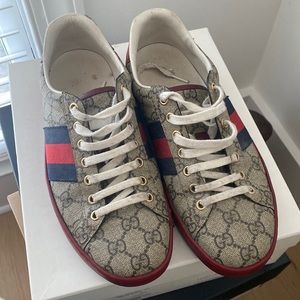 6.5 GUCCI Men's Ace GG Supreme sneaker